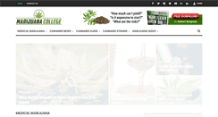 Desktop Screenshot of marijuanacollege.org