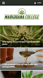 Mobile Screenshot of marijuanacollege.org